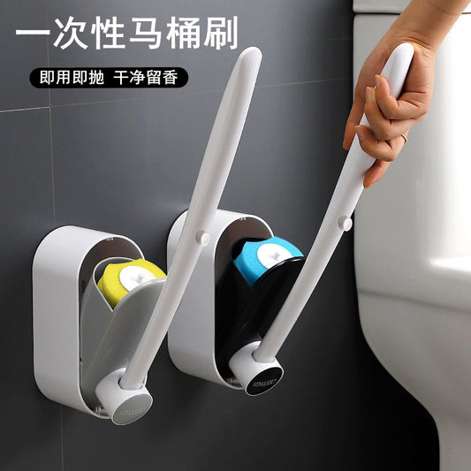 Disposable Toilet Brush Household No Dead Angle Toilet Brush Toilet Wall Hanging Toilet Cleaning Brush Toilet Artifact